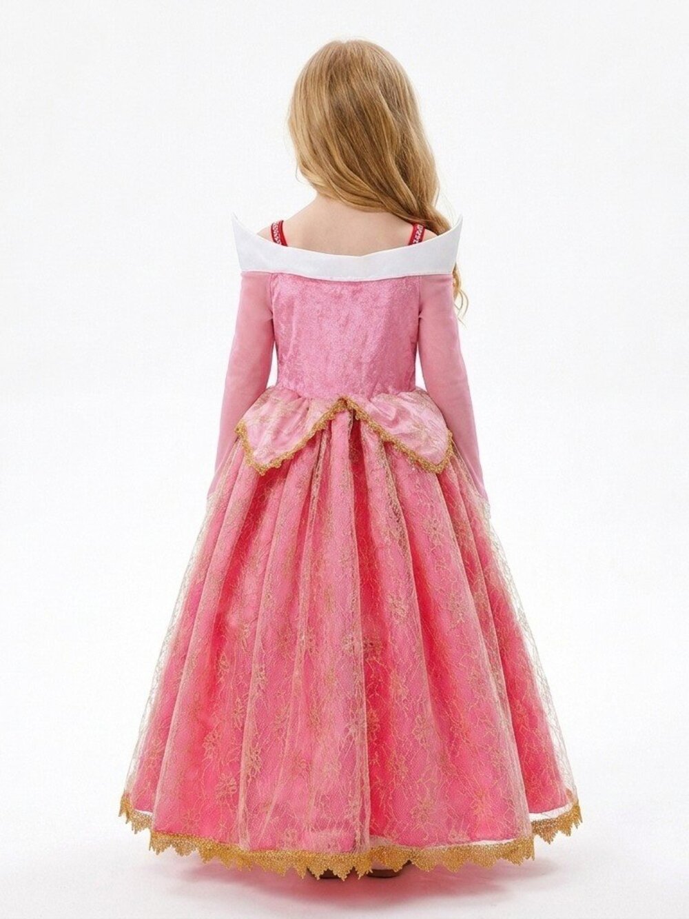 Pink Princess Dress Set with Tiara set - Picture 9 of 10